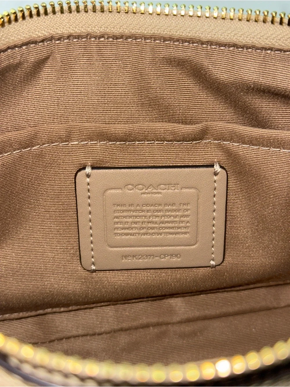 Coach Teri Shoulder Bag Signature Canvas Heart Print